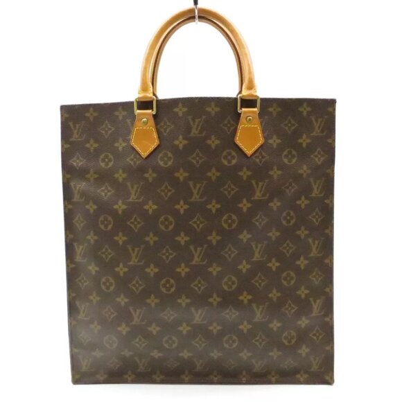 LOUIS VUITTON Sac Plat Tote Bag Monogram Canvas - Picture 1 of 12